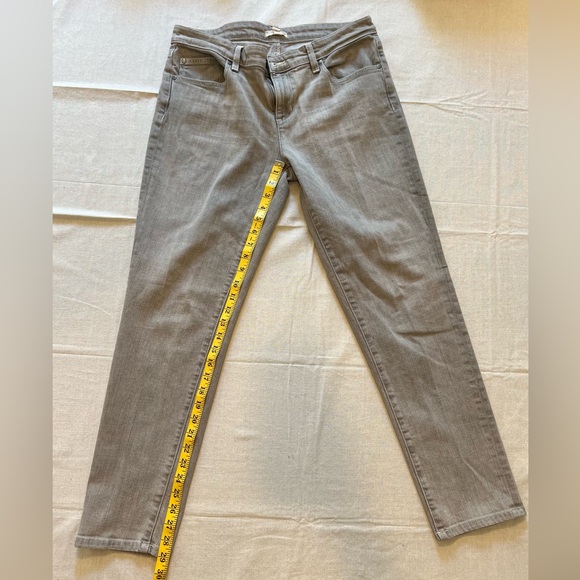 Eileen Fisher Gray Grey Stonewashed Denim Straight Leg Jeans Women’s Size 8 - Picture 6 of 11